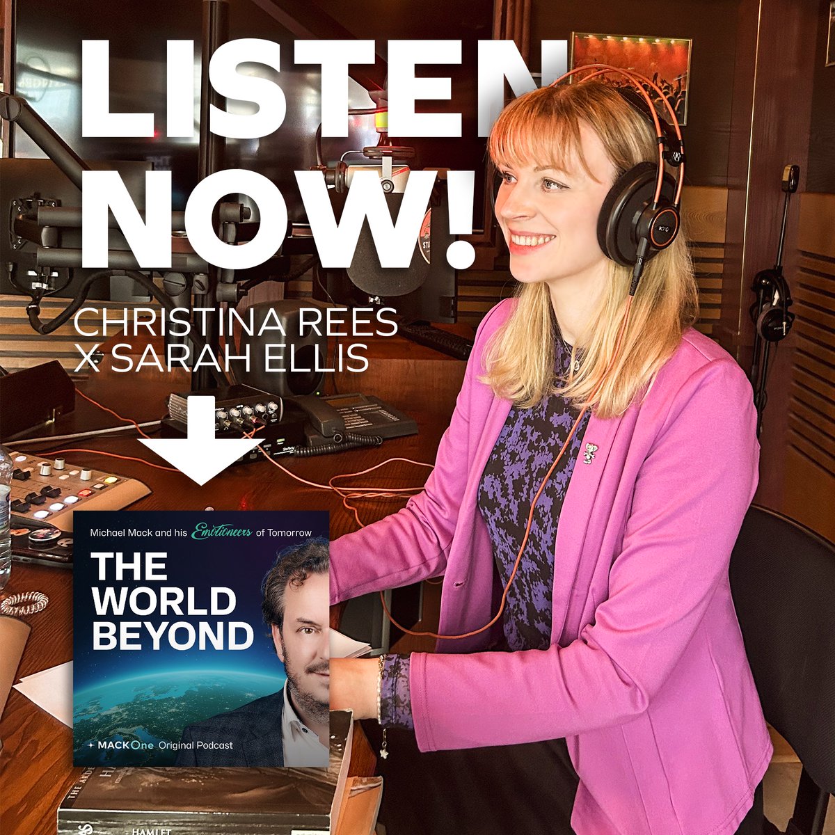 mackoneofficial's tweet image. 🎙️ Sarah Ellis from @TheRSC joins Christina Rees on #TheWorldBeyond podcast to explore how tech enhances Shakespeare’s timeless works. Discover the blend of innovation and classic storytelling. 

Listen now 👉 mackone.eu/theworldbeyond

#Innovation #TechInArts #MACKMagic