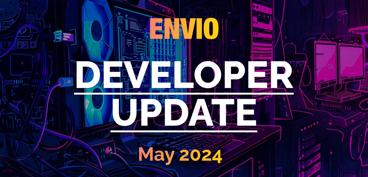 Dev update May 2024 is live! 🚀

Discover exciting feature updates, more about our HyperFuel client for devs building on @fuel_network, our upcoming boot camps with @encodeclub, more about our @modular_summit sponsorship and where to catch us at @EthCC.👇

docs.envio.dev/blog/envio-dev…
