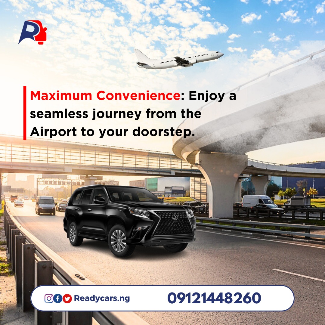 Wherever your journey takes you, we'll get you there🤗

Book now and enjoy a seamless airport transfer experience💯

Send a DM now or Contact us via 09122448260, 09054743707

#readycars #carhire 
#triviathursday #readytomove #carrentalinlagos #carrentalinibadan #carrentalinosogbo