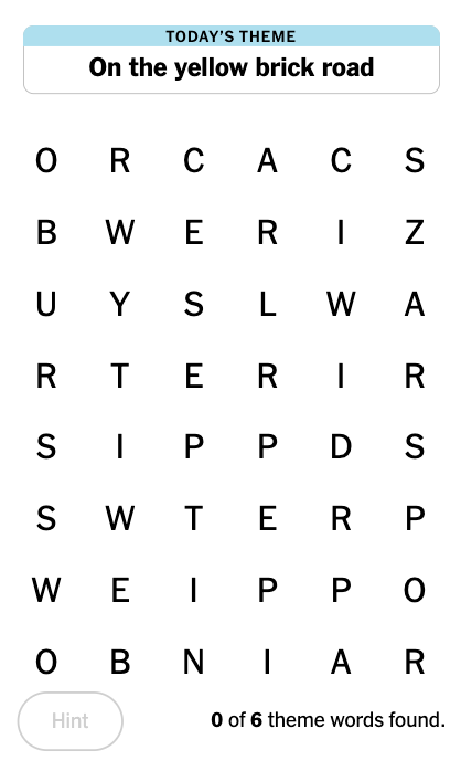 We're beta-testing Strands, a new game that is currently web only. It is a word search with a unique twist. Play Strands here: nyti.ms/3VqBlry