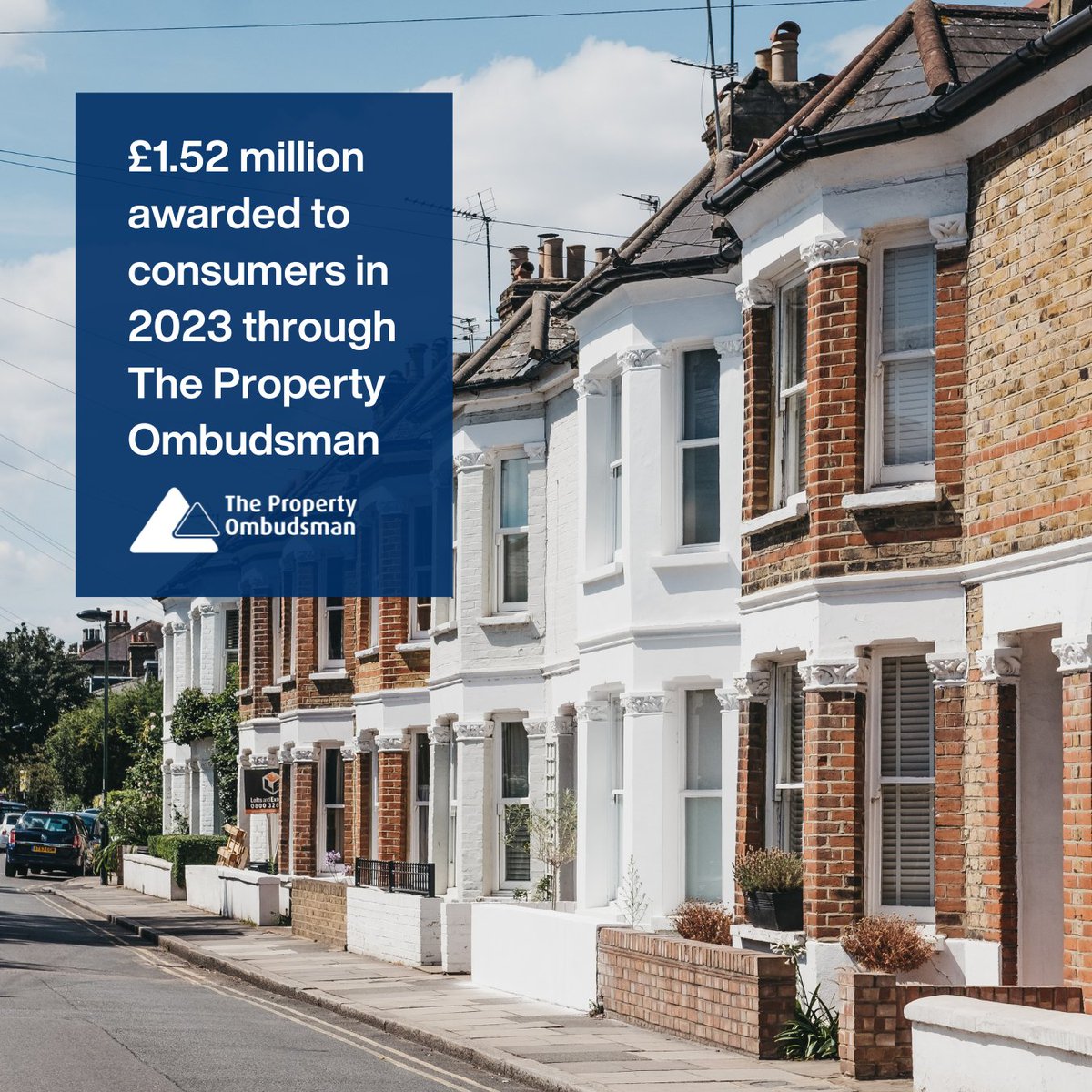 In 2023, a total of £1.52 million was awarded to consumers through The Property Ombudsman. Our full Annual Review is coming soon, with further details of our performance, data and cases we've resolved.