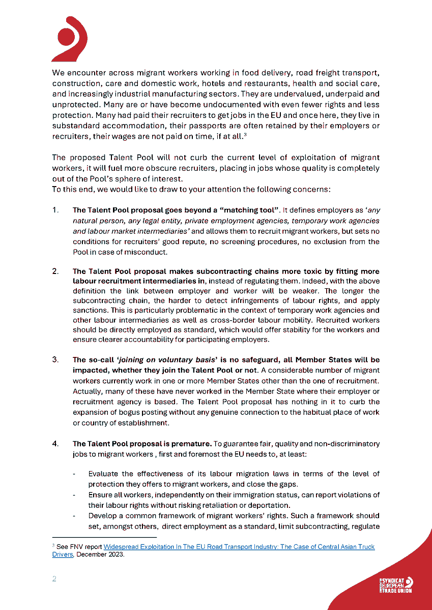 EUROPEAN TRADE UNIONS tweet media