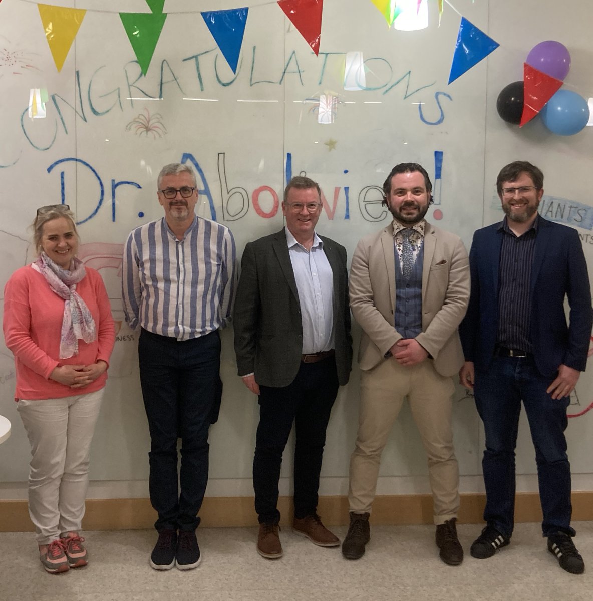 UCD Chemistry (@ucdchemistry) on Twitter photo Huge Congratulations to Raphael Abolivier who passed his viva this morning! Pictured here with his supervisor James <a href="/UCDEnvSusChem/">UCD Environmental & Sustainable Catalysis Lab</a> and exam committee <a href="/MorganGroupUCD/">Morgan Group UCD</a> (intern), <a href="/anbeirneach/">Iósaf Ó Beirne (Dr Joe Byrne 👨🔬🧪)</a> (chair) and extern examiner Dr Neal Hickey of Univ of Trieste Huge Congratulations to Raphael Abolivier who passed his viva this morning! Pictured here with his supervisor James <a href="/UCDEnvSusChem/">UCD Environmental & Sustainable Catalysis Lab</a> and exam committee <a href="/MorganGroupUCD/">Morgan Group UCD</a> (intern), <a href="/anbeirneach/">Iósaf Ó Beirne (Dr Joe Byrne 👨🔬🧪)</a> (chair) and extern examiner Dr Neal Hickey of Univ of Trieste