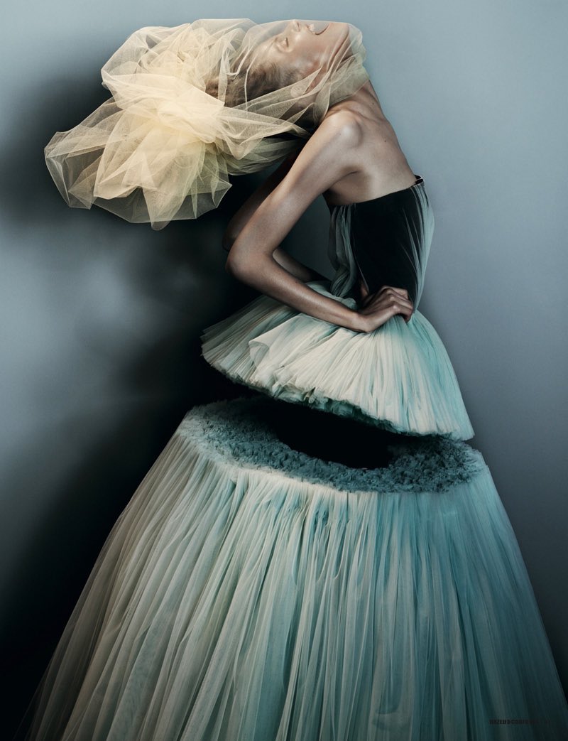 Magdalena Frackowiak in Victor & Rolf for Dazed and Confused, February 2010 ❦