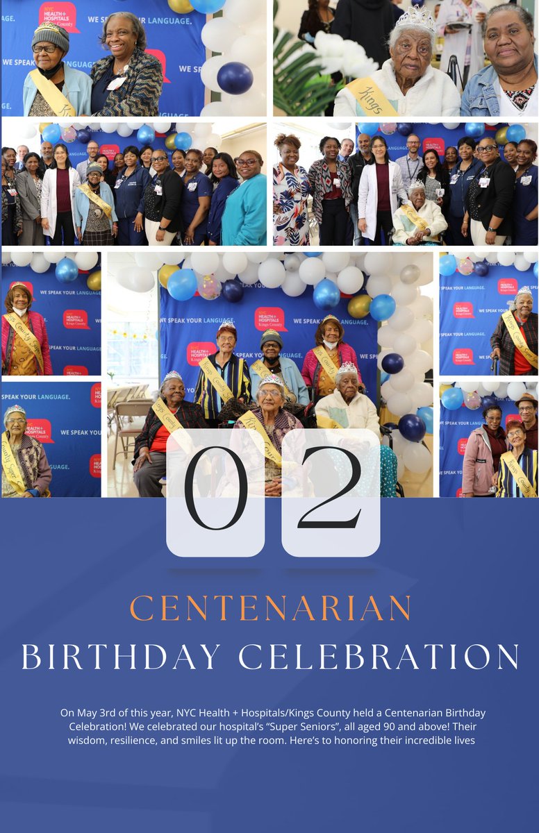 #2 of the #WeAreKingsTopHighlights reminisces on the Centenarian Birthday Celebration held last month! We celebrated our hospital’s “Super Seniors”, all aged 90 and above. Their wisdom, resilience, and smiles lit up the room. Here’s to honoring their incredible lives❤️