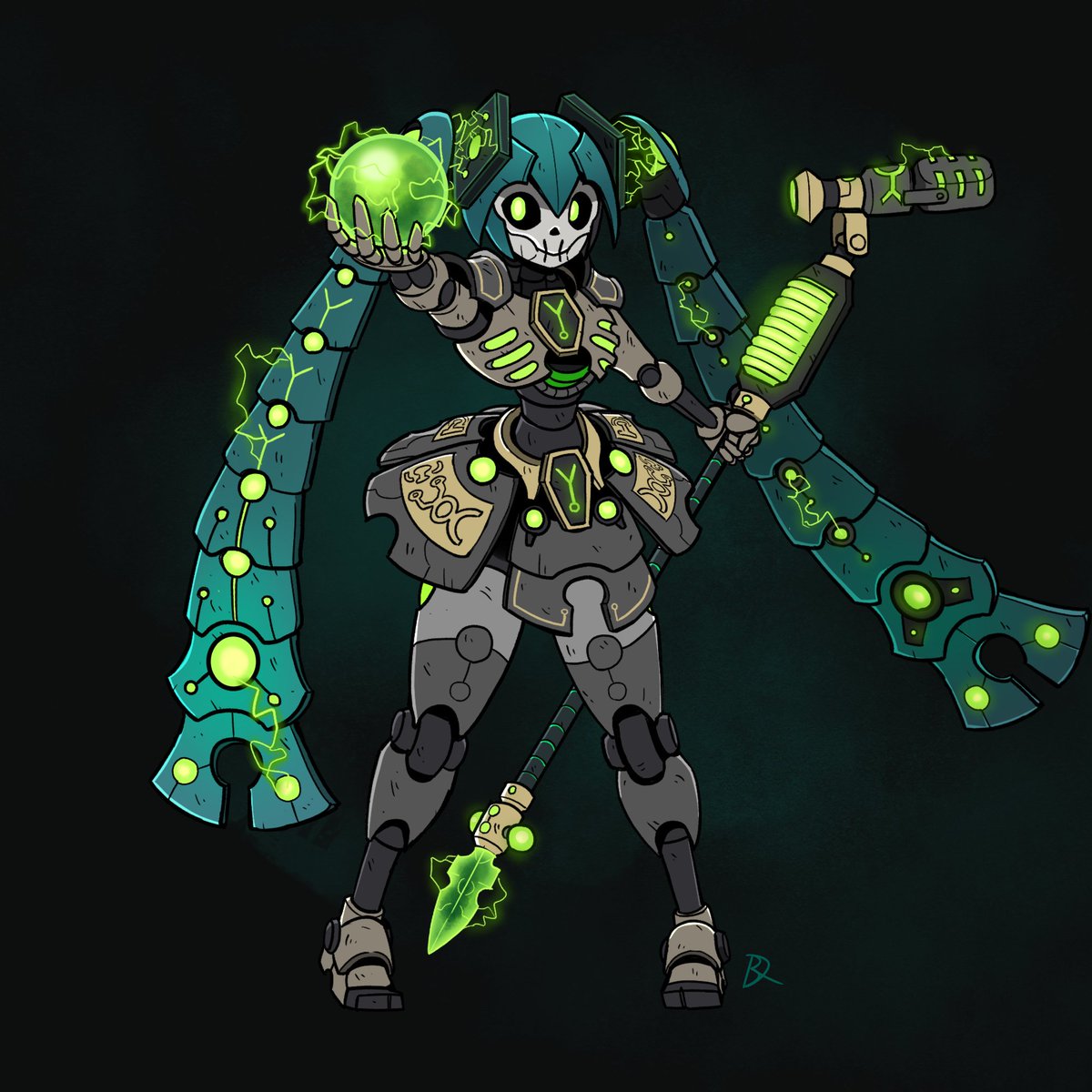 Kabooski01's tweet photo. Overlord Miku! https://t.co/uvirvBgKqE
