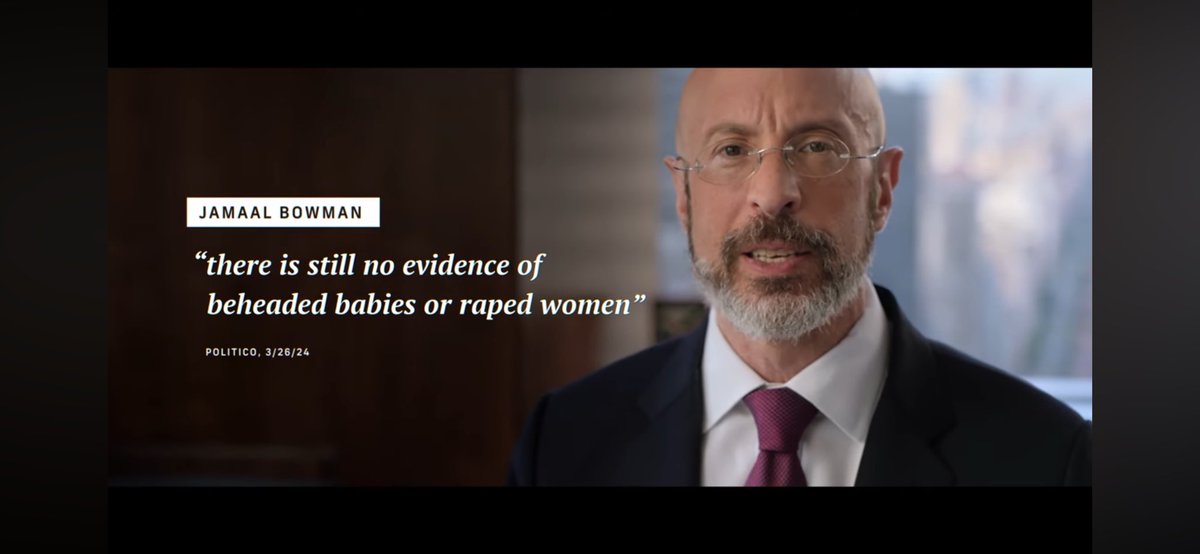 ElishaWiesel's tweet photo. Antisemitic lies and conspiracy theories have come to our own backyard.  Friends and allies in NY-16: Will you stand up to Jamaal Bowman on June 25th? Or will you sit by silently?  Video attached.

https://t.co/d86m9XiWGo https://t.co/GvTcoW3QTk