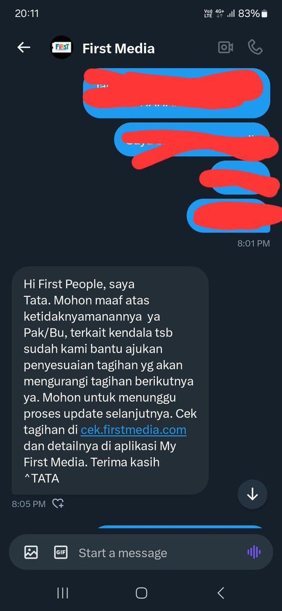 dvn_lee's tweet photo. @FirstMediaCares @FirstMediaWorld Benerkan 🤣, dibilangnya " PENYESUAIAN TAGIHAN ". Gaada sama sekali!, ini udah berulang-ulang kali dan GAPERNAH tagihan disesuaikan. Bulanan sama aja. Haha.. https://t.co/f0mvj1x7Wz