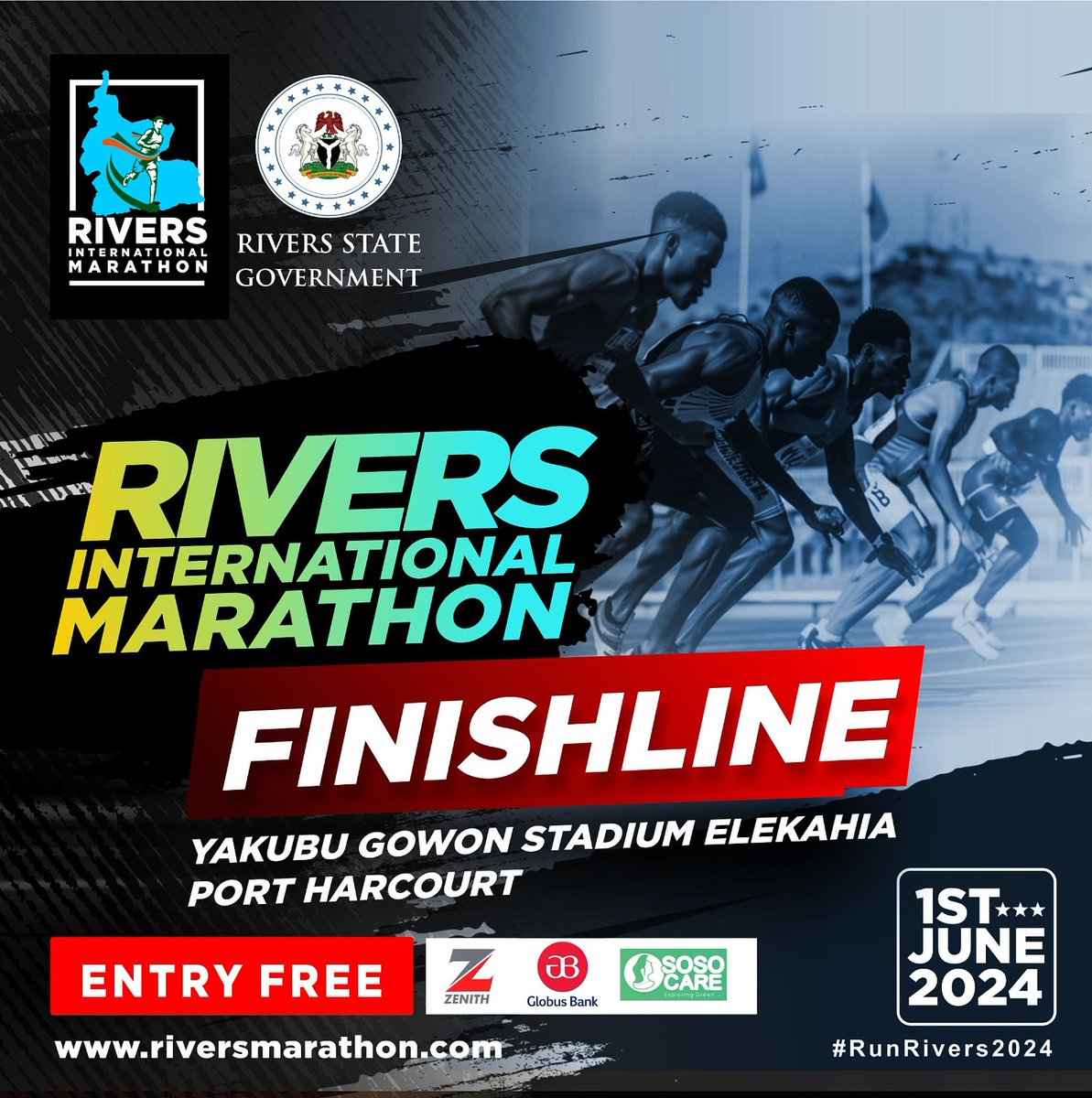 Isiokpobabe's tweet photo. The 42km race time is 7am and start point is Civic centre.
5km race time is 10am and start point is Shell RA, Aba road.
Finish line is the Yakubu Gowon stadium, Elekahia.
There will be lots of entertainment at the stadium as well.
#riversinternationalmarathon
#RunRivers https://t.co/pkHdHbhLsj