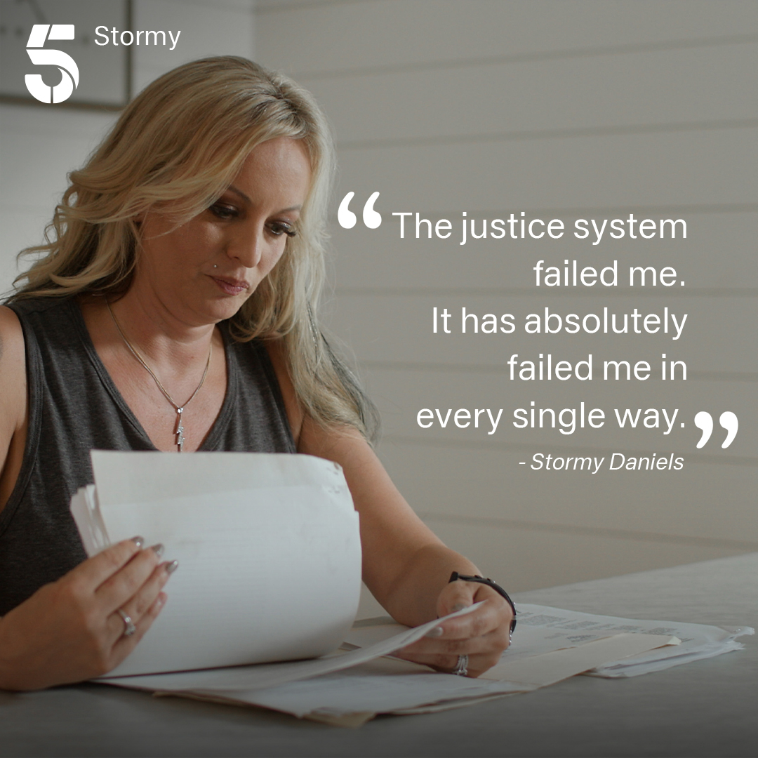 Stormy Daniels reveals her journey from scandal to resilience, confronting the past and redefining her future.

📺 Stormy, Stream Now on My5. #StormyDaniels