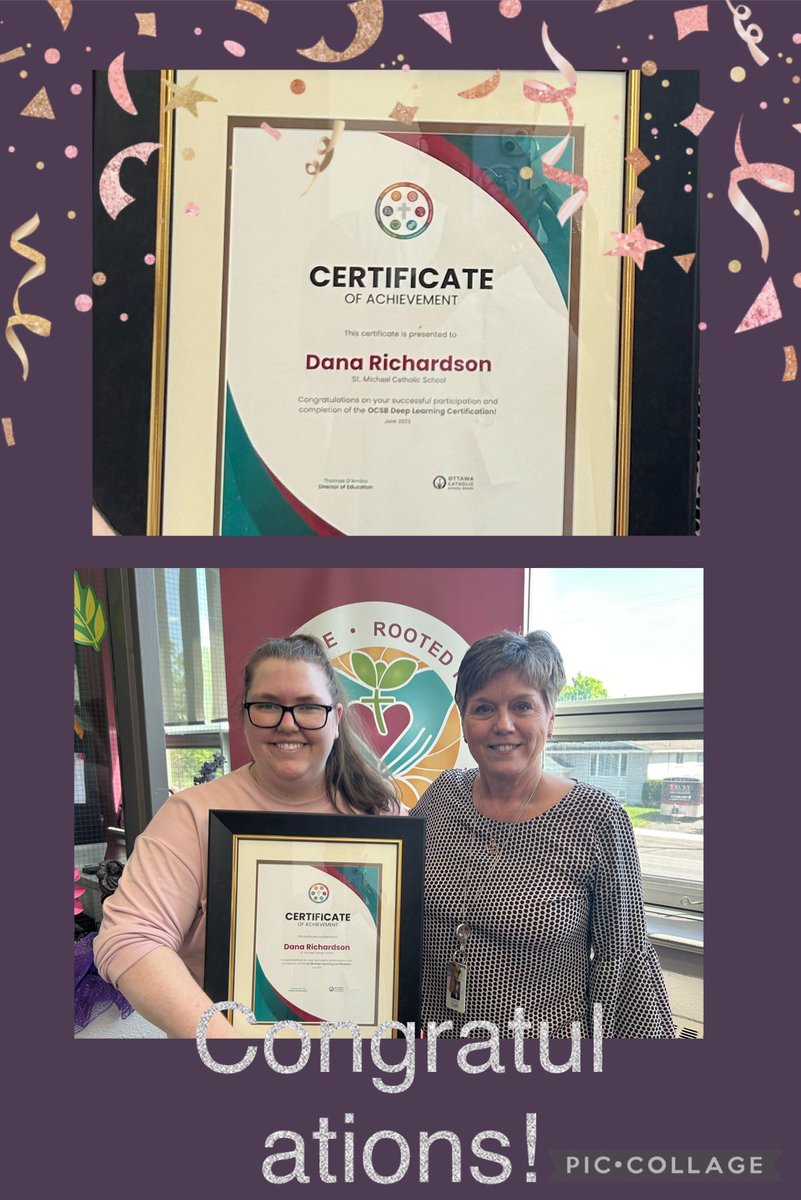 Sending a huge <a href="/StMichaelOCSB/">St. Michael School (Ottawa)</a> shout out to <a href="/dana_teaching/">Dana Richardson</a> for receiving this beautiful plaque recognizing her hard work in Deep Learning #ocsbDL Congratulations 🎉 Dana ... we are proud of you! <a href="/ocsbDL/">OCSB Deep Learning</a> <a href="/MmeMicheline/">Mme Micheline</a> <a href="/seankellyottawa/">𝕊𝕖𝕒𝕟 𝕂𝕖𝕝𝕝𝕪</a> <a href="/OttCatholicSB/">Ottawa Catholic School Board</a> <a href="/TDOttawa/">Dr. Tom D'Amico</a> <a href="/simpsoncin/">Cindy Simpson</a>