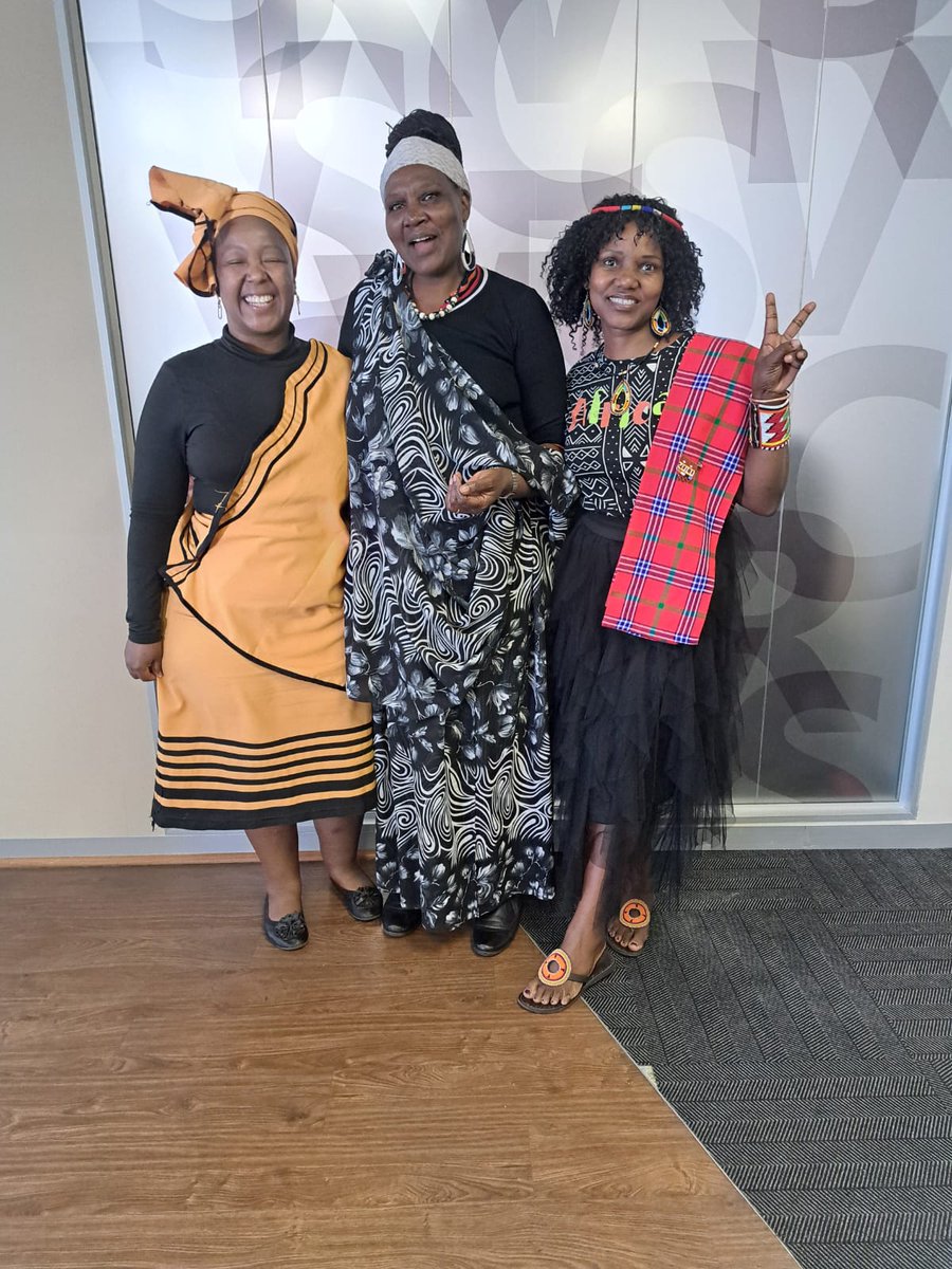 _CSVR's tweet photo. To conclude Africa Month, the CSVR team celebrated Africa Day by embracing and showcasing their diverse cultural backgrounds.

#CSVR35 #AfricaDay https://t.co/LH6bXJXyob