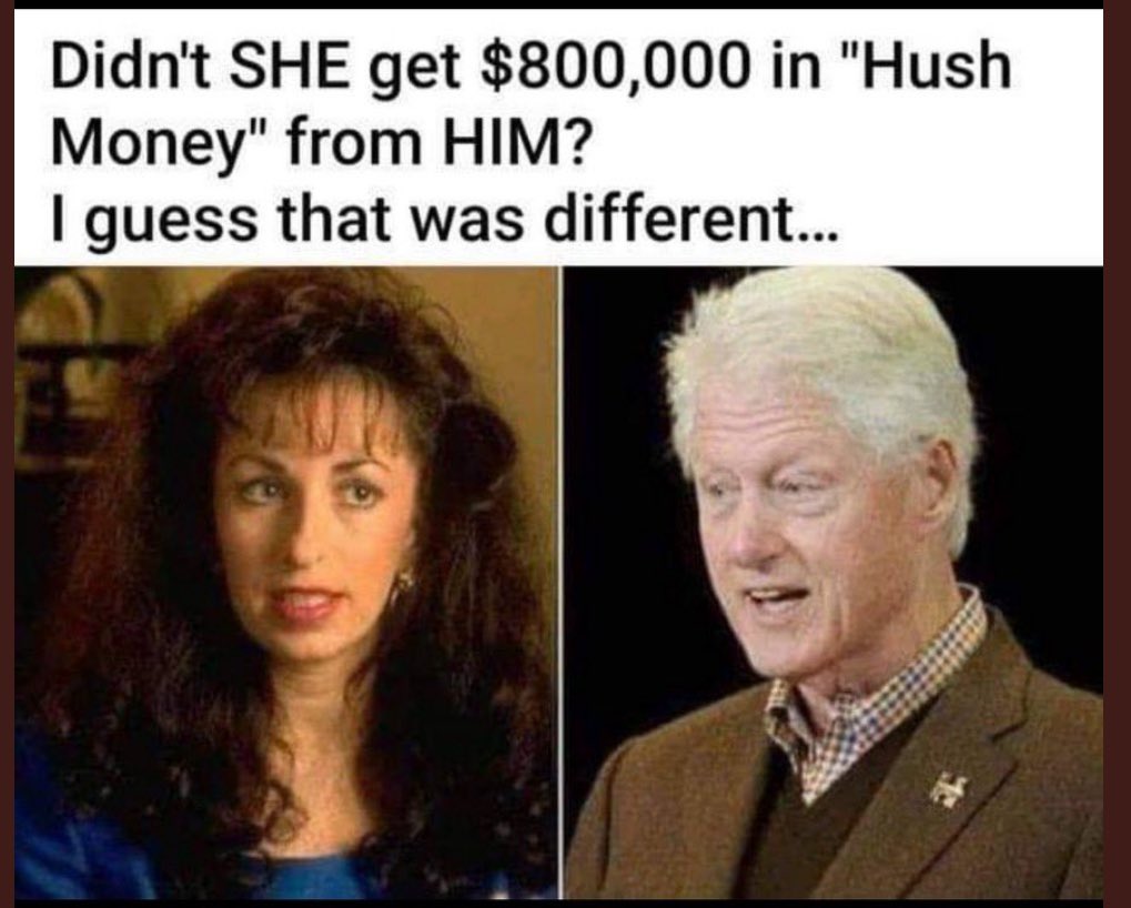 It’s your turn, Slick Willy Clinton.