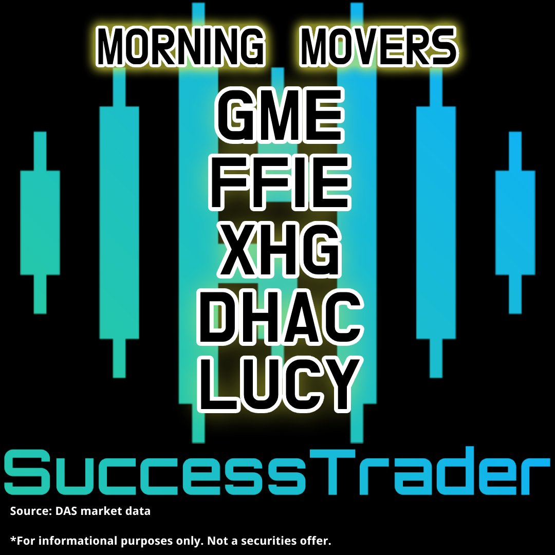 RickyAnalog's tweet photo. Friday, 5/31/24 #MorningMovers
$GME $FFIE $XHG $DHAC $LUCY
Locates available at @SuccessTraderUS
#SuccessTraderPartner https://t.co/ISnmFzMTCu