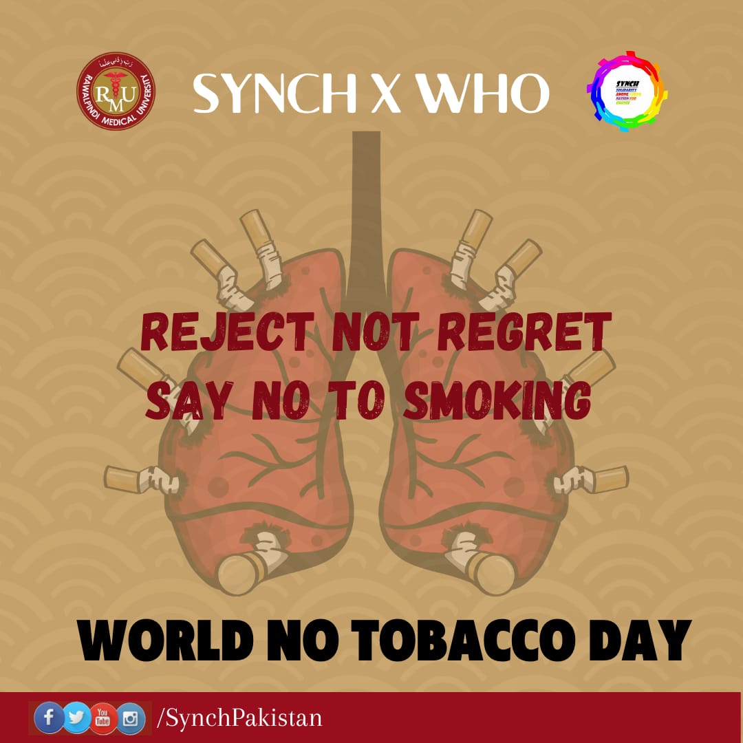 Reject not regret
Say no to smoking
#TobaccoExposed #synch