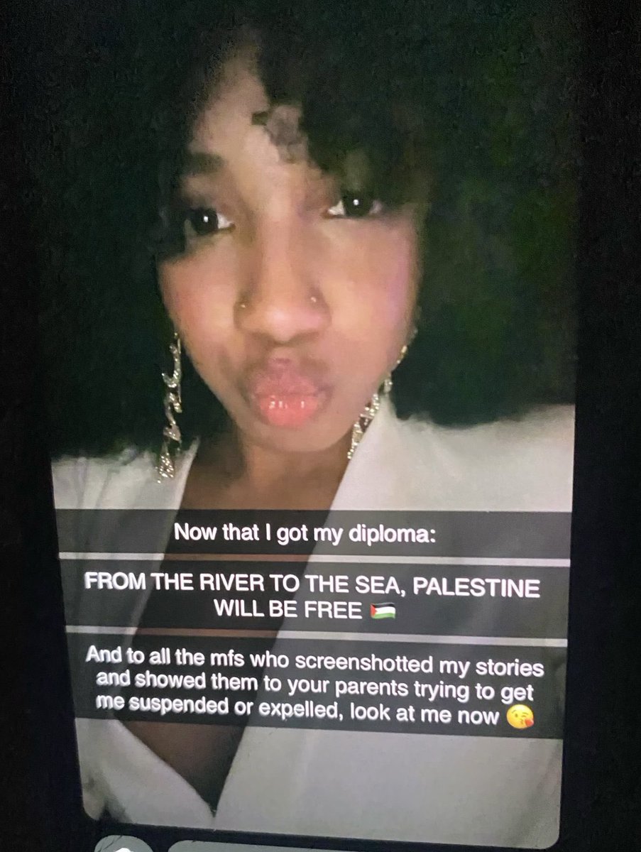 Daughter of The View co-host Sunny Hostin issues call to genocide on Snapchat. Paloma Hostin bragged about being finally able to call for genocide after receiving her high school diploma. “Now that I got my diploma: From the river to the sea, Palestine will be free.”