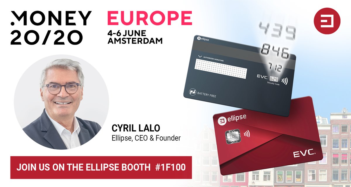 Amsterdam, Are you EVC Ready? 
Thrilled to be an exhibitor for the first time at <a href="/money2020/">Money20/20</a> in Amsterdam next week! Looking forward to connecting with friends, partners, and industry leaders. See you on Ellipse Booth 1F100! #EVC #Money2020 #Fintech #Networking <a href="/ellipse_la/">ellipse</a>