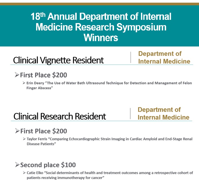 WFIMRes's tweet image. Shoutout to the HO2 class who swept the awards in the clinical category at Research Day! 馃憦馃憦馃憦