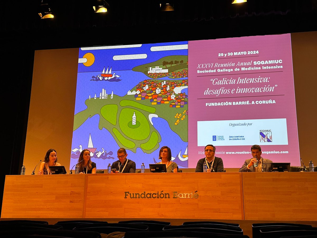 XXXVI Reunión Anual SOGAMIUC
Sociedad Gallega de Medicina Intensiva.
Excelente mesa, Oxigenación por membrana extracorporea: ampliando horizontes en el paciente crítico.
Felicidades a ponentes y moderadores! <a href="/santiago_uci/">Servicio de Medicina Intensiva C.H.U.S.</a> <a href="/Aitziiaitzii/">Aitziber Santiago</a> <a href="/SOGAMIUC/">SOGAMIUC</a>
