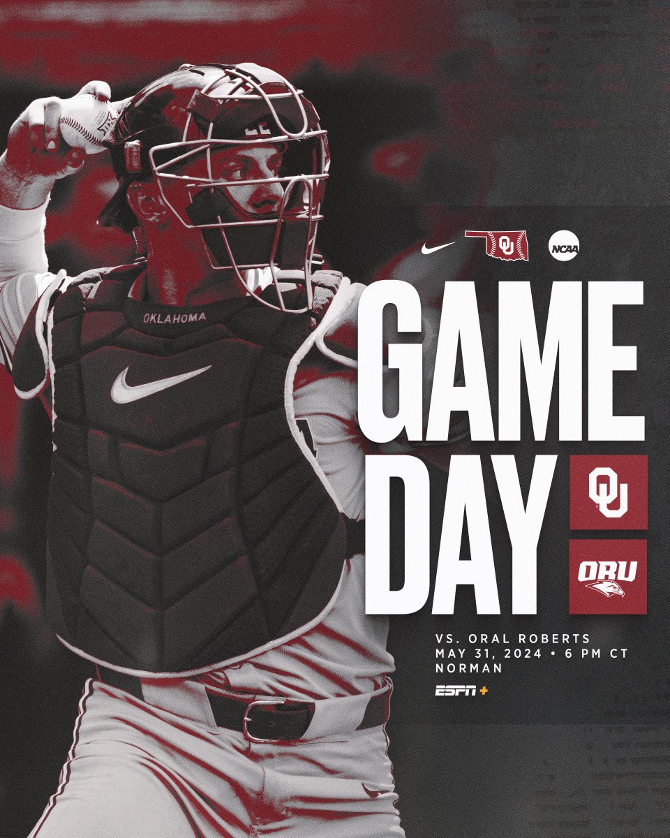 Postseason ⚾️ at OUR HOUSE 🔗 linktr.ee/ou_baseball // #CHAOUS