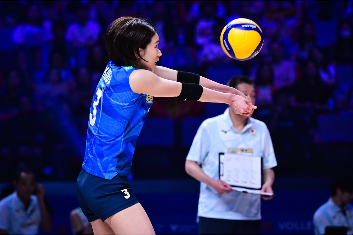vking_jp's tweet photo. アジア最上位の中国に快勝🔥

🇯🇵日本代表 3－1 中国代表🇨🇳

#バレーボール女子日本代表 が中国に2年ぶりの勝利！3セット目以降は流れ離さず

第1セット 25-22
第2セット 19-25
第3セット 25-18
第4セット 25-17

📸Volleyball World

#VNL2024 #女子バレー #ネーションズリーグ https://t.co/GUKHmGAQPY