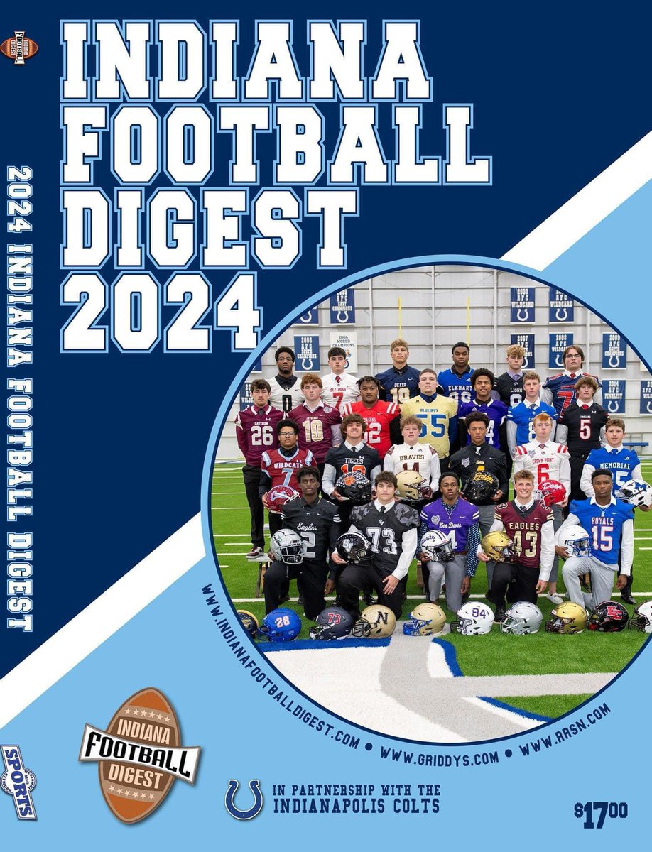 Congrats to East Central’s Carson Pieczonka and Lawrenceburg’s Noah Knigga on being featured in the cover of the 2024 Indiana Football Digest! #STW