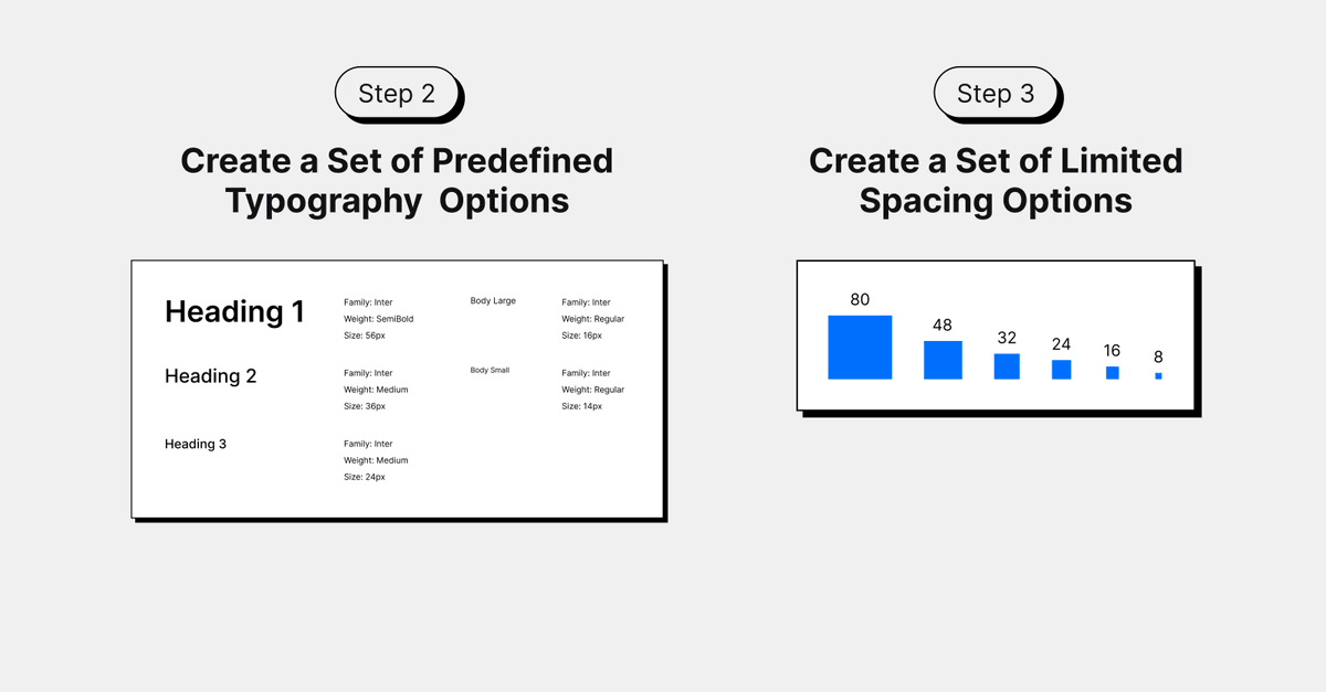 Danielpixelz's tweet photo. Design System Basics 😎

Ever needed the 101 on the basics of a Design system? You’ve come to the right place ✅

A Design System is a set of building blocks and guidelines that help keep the look and feel of products and experiences consistent.

There are many benefits of a Design System, both for the users of your site as well as for the designers themselves. You see, having an endless stream of design options might sound exciting and creative, but it can actually be rather overwhelming for the user and time-consuming to implement for the designers.

One of the building blocks within a Design System is a Style Guide. Here’s 3 steps to follow to create one that is super simple but super effective (see the examples below)

🎊 Create a limited colour palette
🎊 Create a set of predefined Typography options
🎊  Create a set of limited spacing options

A few important benefits of a style guide for the user:

💯 Strengthens brand recognition
💯 Reduces visual clutter
💯 Easier to read and navigate

A few important benefits of a style guide for the designer: 🚀

💥 Easier to maintain
💥Simple to collaborate with other designers
💥Quicker to implement

By developing your own style guide, you will save yourself a lot of time in the long run when sitting down to design and you’ll also give your users consistency in what they see. Sounds like a win win situation all round and who wouldn’t want that? Go ahead, create your very own style guide and see how helpful it is 🙌

#onlineshop #onlinestore #ecommerce #ecom #tech #techtips #graphicdesign #webdesign #webtips #abtesting #graphicdesign #webdesign #webtips #abtesting #graphicdesign #onlinestore #onlineshop #ecom #ecommerce #websitetips #abtesting #designtips #especial #webdesign #webflow #onlinestore #onlineshop #graphicdesign #ecommerce #ecom #techtips #onlinestore #onlineshop #techtips #onlinestore #onlineshop #onlinestore #onlinelayout #abtesting #graphicdesign #design #webdesign #ecom
