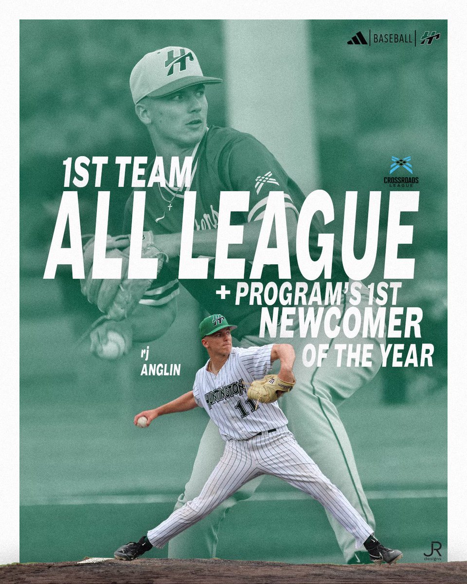 Congratulations to our guys that were 1st All Crossroads League! Graham Kollen-RHP Jordan Malott-1st Base RJ Anglin-RHP RJ Anglin was also Crossroads League Newcomer of the Year!