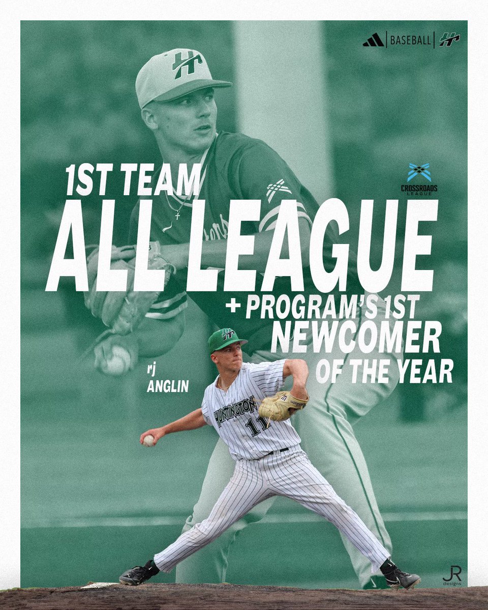 Congratulations to our guys that were 1st All Crossroads League! 

Graham Kollen-RHP
Jordan Malott-1st Base
RJ Anglin-RHP

RJ Anglin was also Crossroads League Newcomer of the Year!