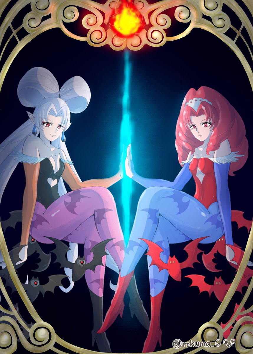 「#これを見た人は赤が入ってる画像を貼れ ゴープリ×ヴァンパイア」|ロクまＧのイラスト