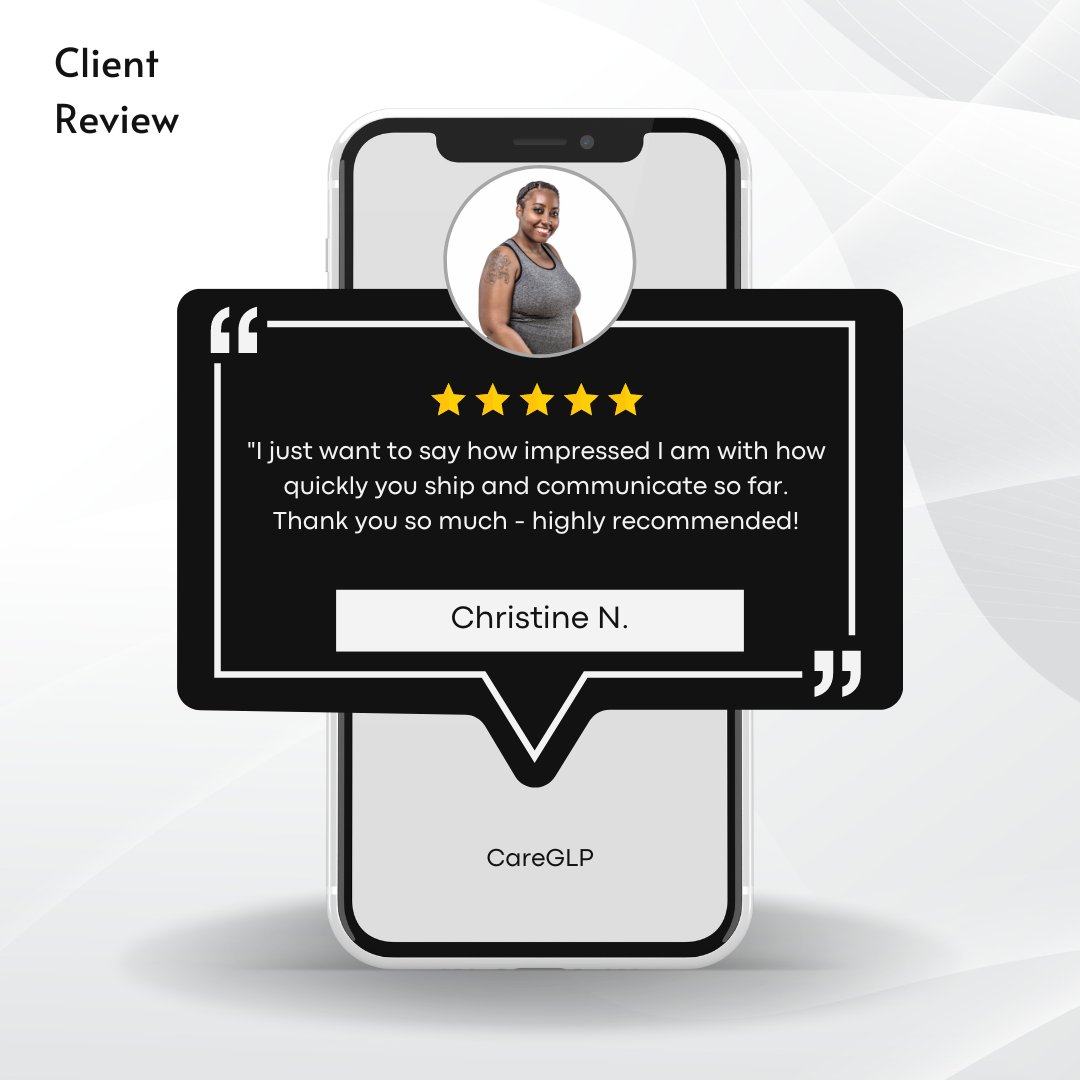 CareValidate's tweet photo. Don't take it from us, take it from our client's GLP-1 patients!

#realreviews #clients #GLP-1 #shiptimes #highlyrecommended https://t.co/KA1MQVMjda