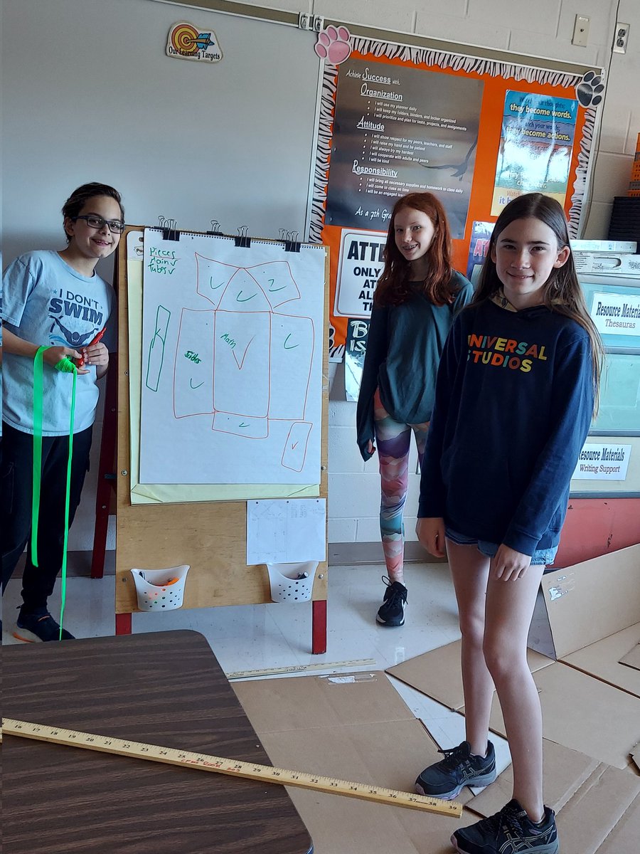 JanetAdamoski's tweet photo. CFMS Regatta Boat Building Day is here! Here are my teams finalizing their boat design & ready to create.
#CFMS #CFMSRegatta https://t.co/VNjuxmtYmx