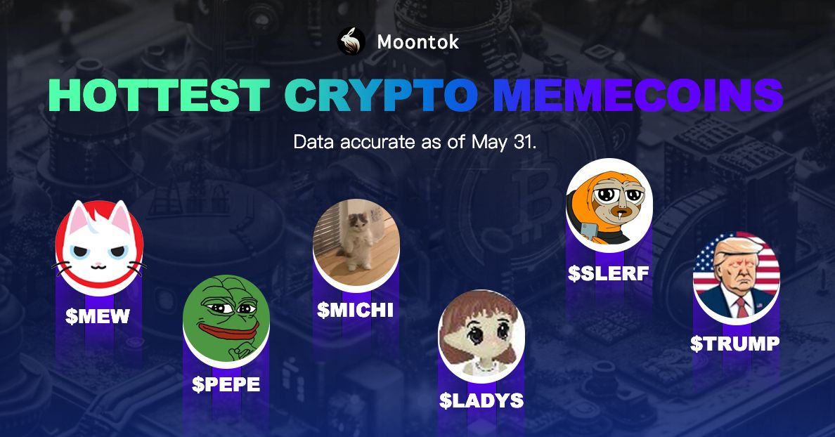 🔥Hottest Meme Coins This Week

📈 #Meme Coins have recently experienced massive gains, with $PEPE, $MEW, $MICHI, $LADYS, $SLERF, $TRUMP showing the most remarkable performance this week.

👀Which one are you bullish on?
#Memecoin #BTC #ETH #BNB #SOL