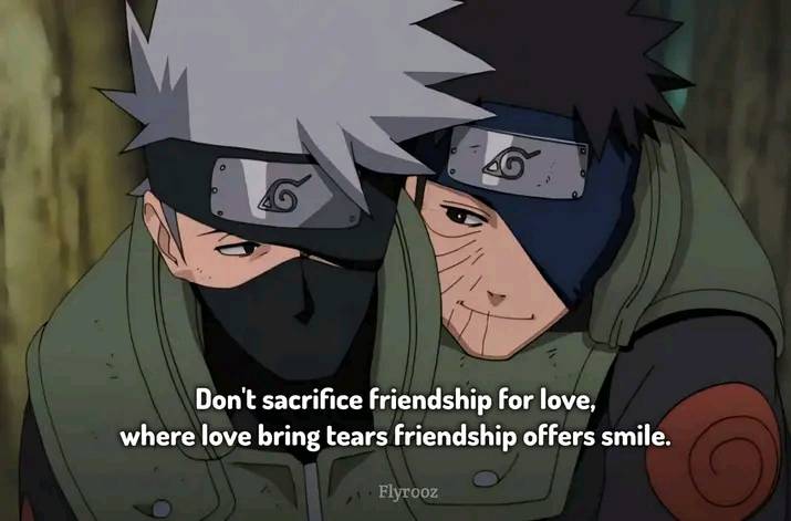 NoorAli652's tweet photo. "In a world of shinobi, where loyalty is a luxury, Obito and Kakashi proved that true friendship is the greatest weapon of all.
#Naruto #ObitoAndKakashi #FriendshipGoals #ShinobiSpirit #NinjaWarriors #TeamMinato #KonohaUnited #NarutoWisdom #AnimeInspiration #MangaLove https://t.co/xRWONV4zpK