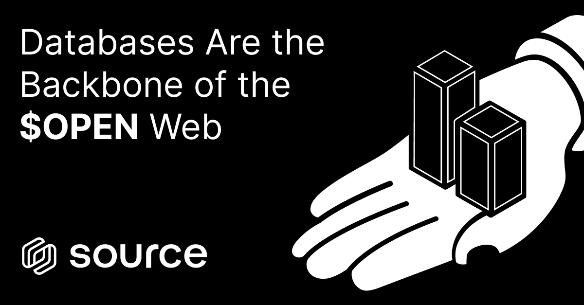 Databases are the backbone of the $OPEN Web.

Every API call, user setting update, and data sync relies on them. Let's make them decentralized and secure, forever.