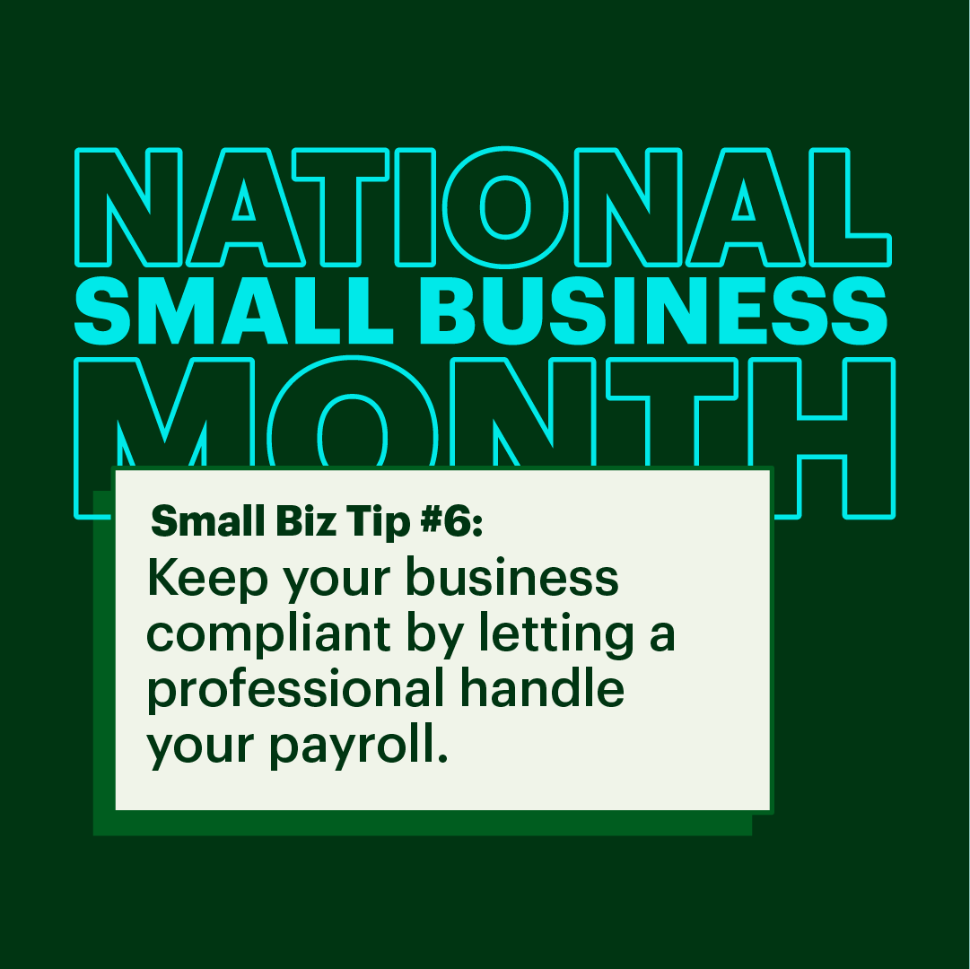 Payroll compliance is no joke. Skip the stress, and find the right payroll plan for your business today. 

Check out plans starting at just $59 per month 👉 blockadvisors.us/payroll