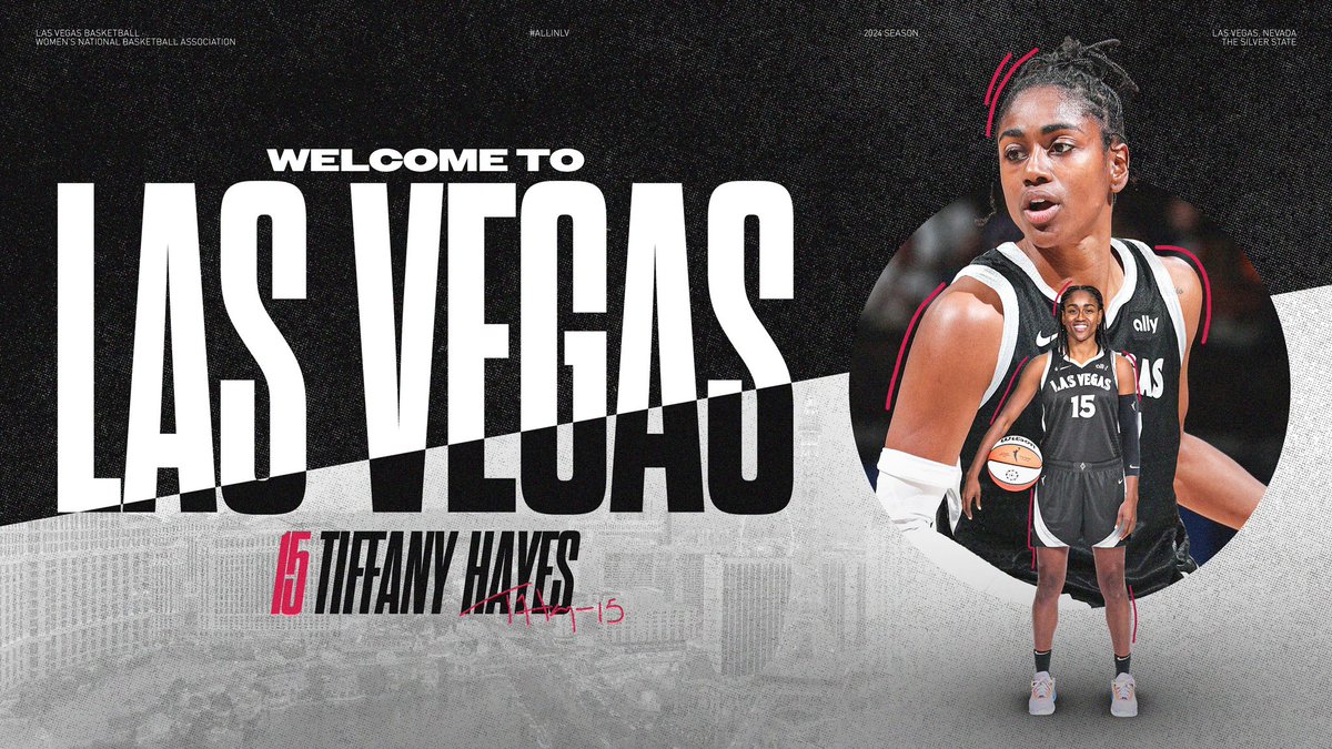 𝐒𝐓𝐀𝐂𝐊 𝐓𝐇𝐄 𝐃𝐄𝐂𝐊 ♦️♠️ 𝐎𝐟𝐟𝐢𝐜𝐢𝐚𝐥: The Aces have signed Tiffany Hayes. Welcome to Las Vegas, @tiphayes3! #ALLINLV