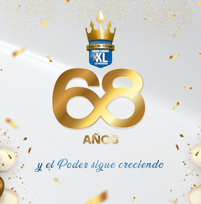 ChambitaMonge's tweet image. ¡Muchas felicidades a #LaPoderosa!

Este día está conmemorando @radioyskl su 68 aniversario. Esta Corporación siempre será una escuela en la radiodifusión salvadoreño. 

Un saludo extensivo para todo el staff deportivo que encabeza el periodista @caranzamendi 

Que la 104.1 FM