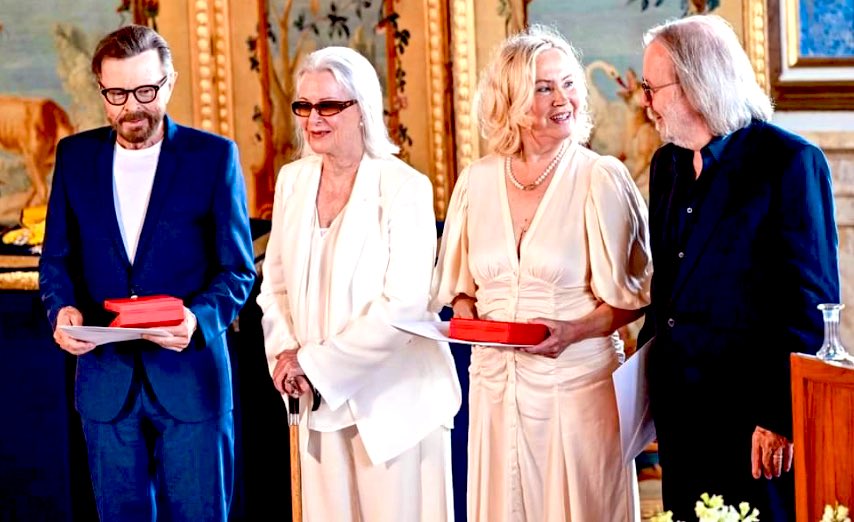 How marvellous Back together again Today, in Stockholm @abba #ABBA