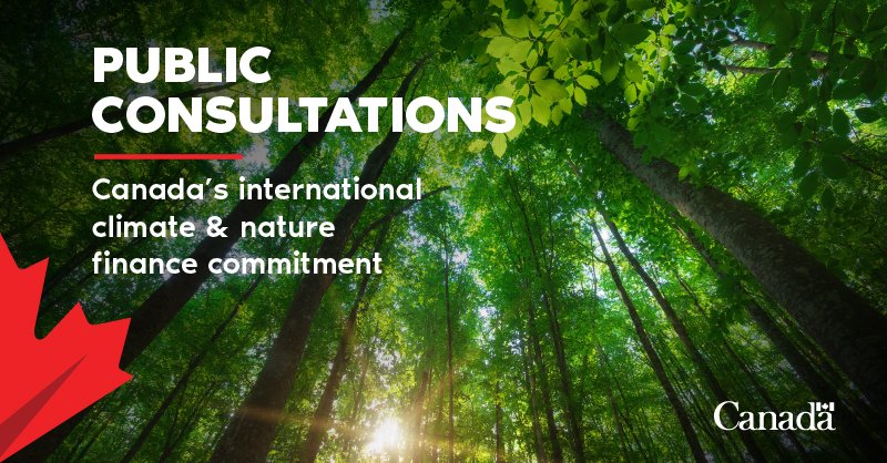 We want to hear from you! This is your chance to influence how Canada will help address #ClimateChange & #biodiversity loss around the world. Please complete this questionnaire by June 30 ➡️international.gc.ca/consultation/c…
