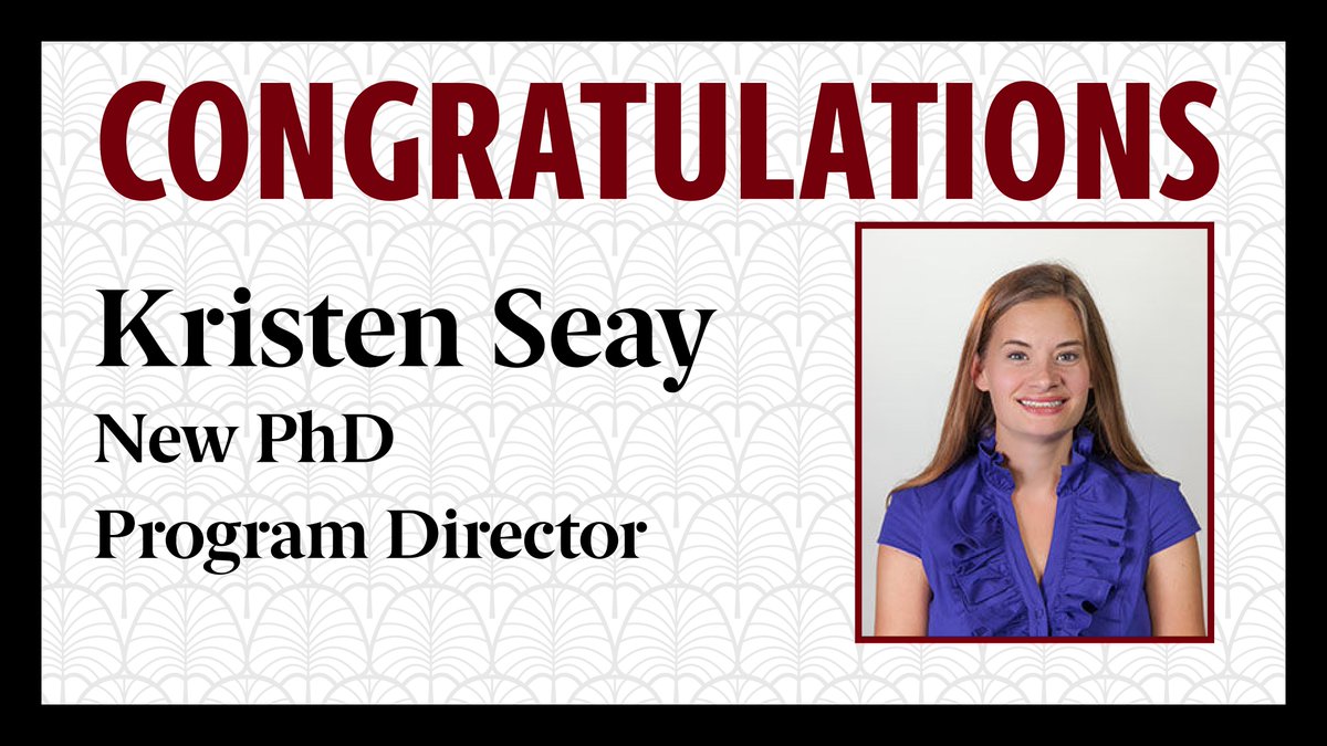 Professor Kristen Seay has been appointed as the @uofsccosw new #PhD Program Director. Here's more on her expertise that will drive academic excellence forward: bit.ly/452mmqT @uofscprovost #socialwork #highered