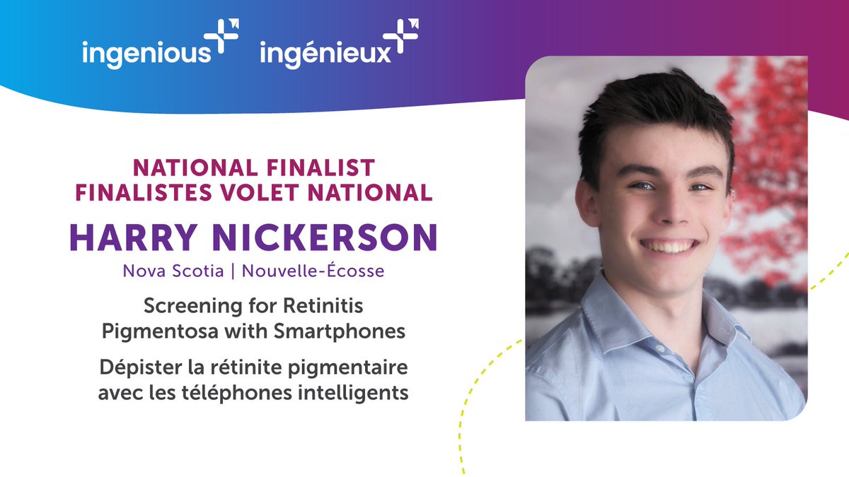 Meet the 2024 Ingenious+ Nova Scotia National Finalist!

This #innovation is an image classifier capable of using fundus photos to screen for Retinitis Pigmentosa using a smartphone. Currently this solution correctly classifies RP 92% of the time. #IngeniousPlus