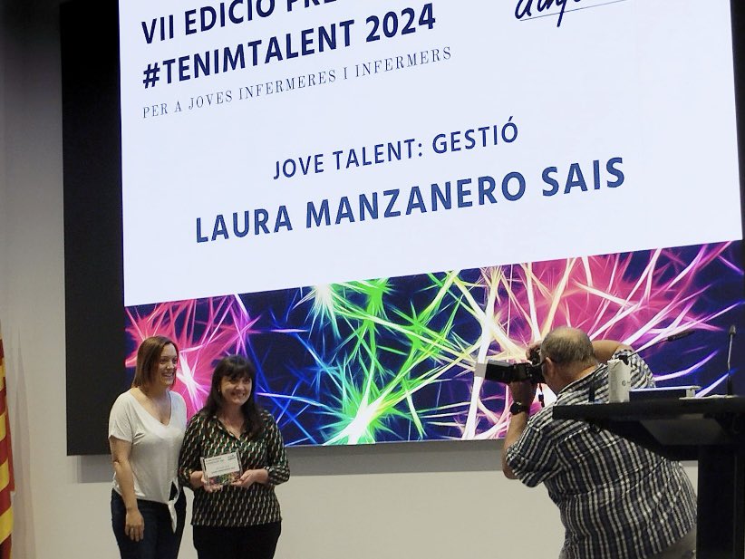 UdGInfermeria's tweet image. ☺️Des de la universitat d'infermeria de Girona estem molt orgullosos de la Laura Manzanero i la Marta Pastor, infermeres del COIGI guardonades amb Premis Talent de @SCBInfermeria, en categoria de gestió i activisme. 🥇👩‍⚕️
#tenimtalent
#SCBI
@iasgirona