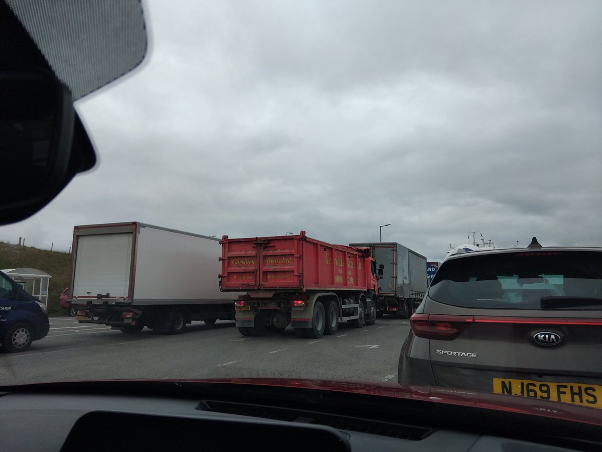 Ulsta ferry carpark....or M6?