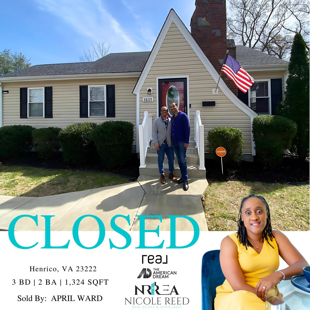 🔑 Happy key day!!!  👏  April on our team just helped a buyer close on their home purchase yesterday after helping them house shop since February!  🏡

#sold / #NicoleReedRealEstate /  #nicolereed / #aprilward / #richmondrealestate /  #henricova / #realestateredefined