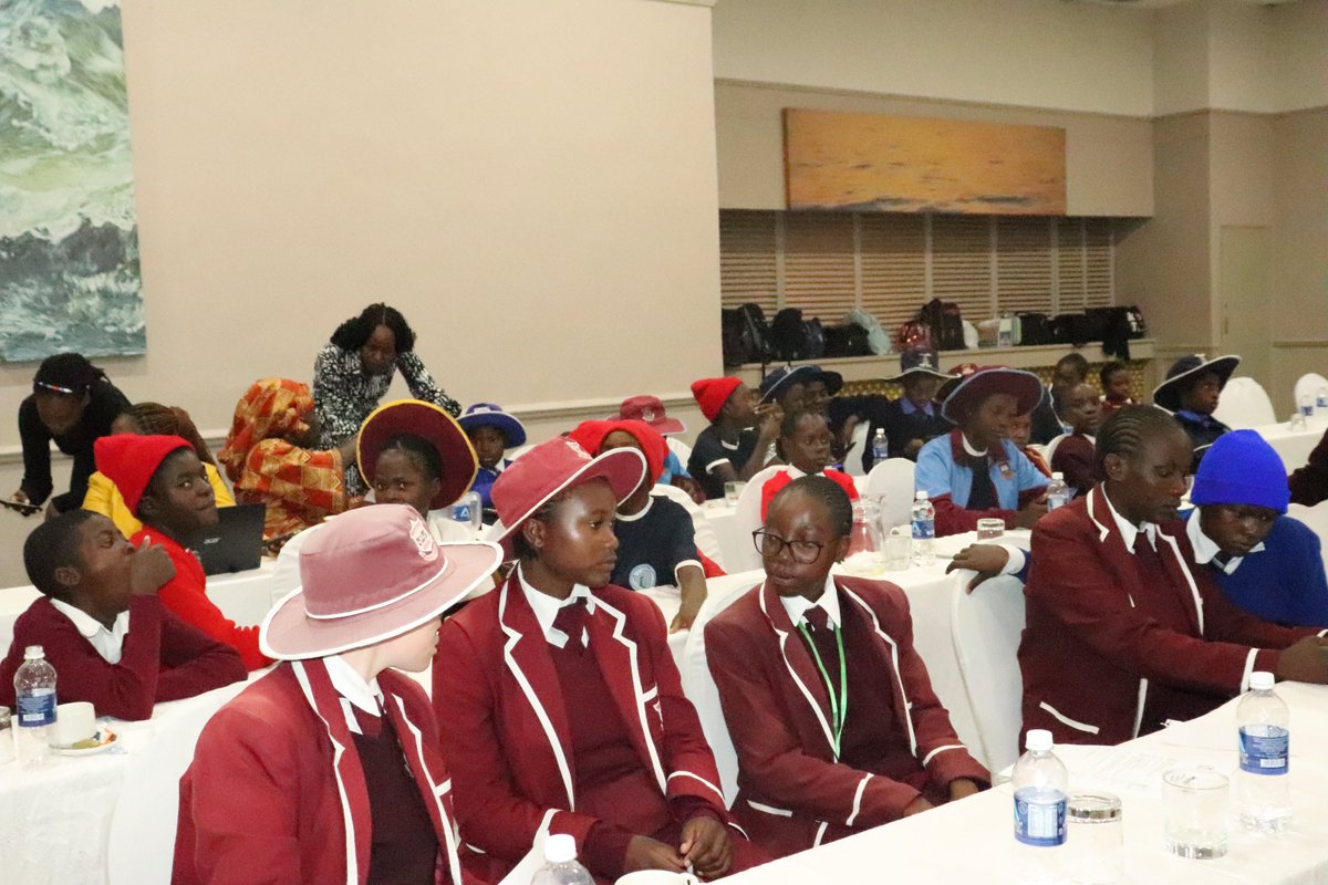 ActionAidZim's tweet photo. Today, #Girls supported by @ActionAidZim and @FAWEZI met with the Parliamentary Portfolio Committee on Education under the #GirlSupporterProject. They discussed the right to education, learning environment, #SRHR, and followed up on a petition submitted in Nov 2023. https://t.co/3x0kElHz63