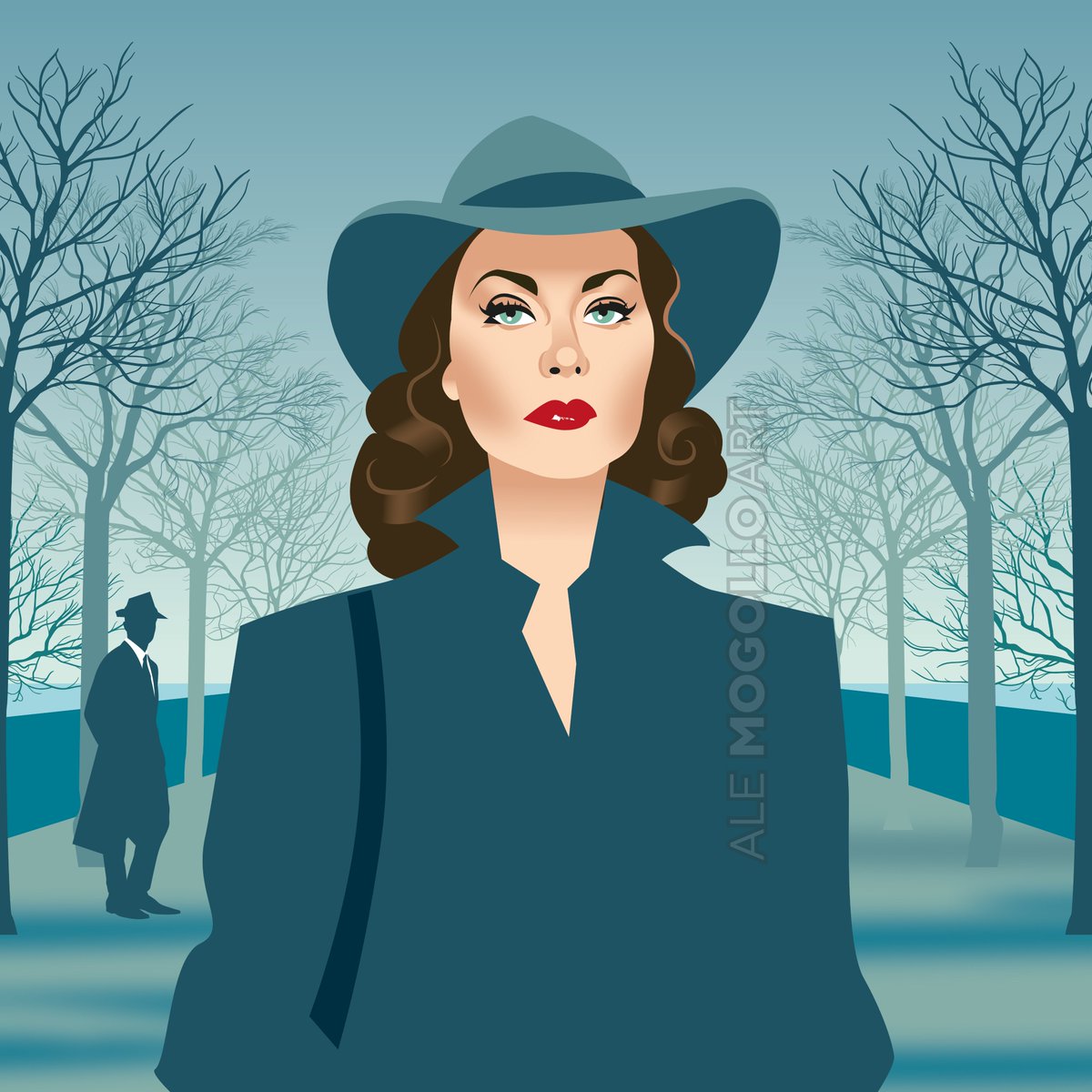 alemogolloart's tweet image. Remembering the fascinating Alida Valli on her birthday. Unforgettable if only for being part of one of the most poignant and iconic movie endings of all time, and a personal favorite, Carol Reed’s The Third Man. Are you a fan?
#alidavalli #thethirdman #orsonwelles #TCMParty