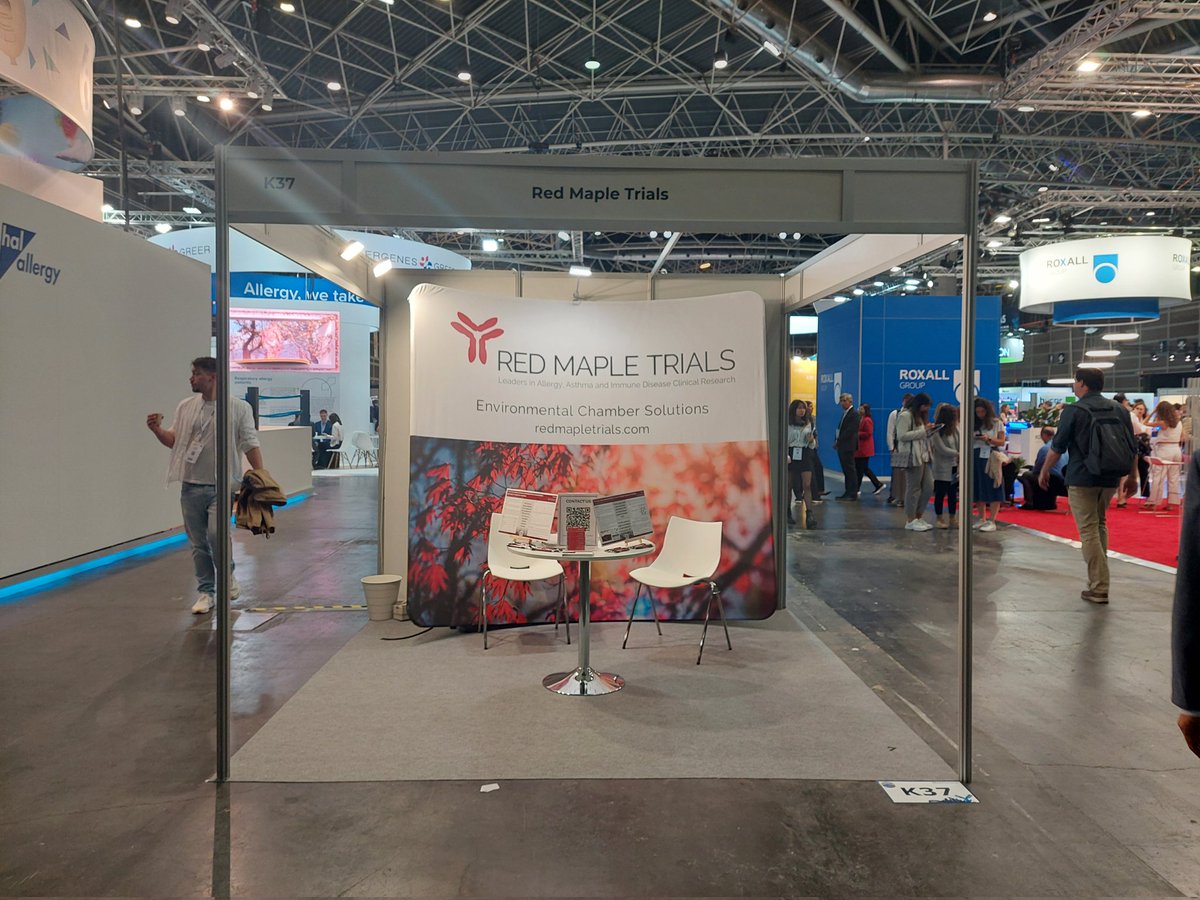 RedMapleTrials's tweet image. We are here at #EAACI2024 in Valencia! Come visit us at booth K37 in the exhibit hall, right next to the poster area. #EAACICongress #EAACI #EAACI24