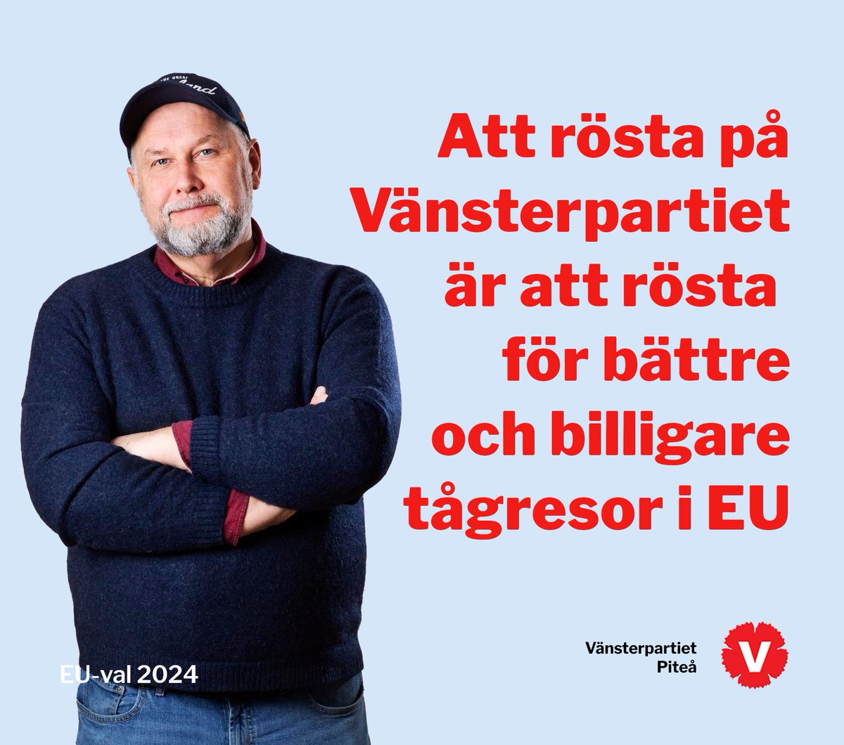 Att kunna välja tåget, istället för flyget, ut i Europa är en viktig fråga för Vänsterpartiet. Då behövs ett gott samarbete mellan EU-länderna för att göra det möjligt. Det ska både vara enkelt och billigt att kunna åka tåg i Europa!