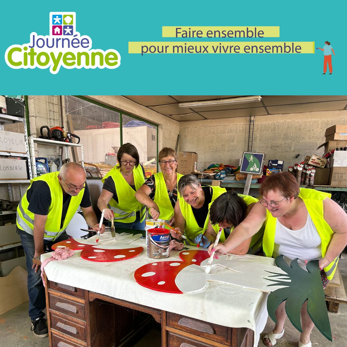 [Journée citoyenne - La Guierche]
La Guierche célèbre sa 9e Journée citoyenne  : toute la journée, les habitants volontaires participent à l’un des 24 ateliers
Pour en savoir plus : linkedin.com/company/observ… 
Pour en savoir plus sur la Journée citoyenne : journeecitoyenne.fr